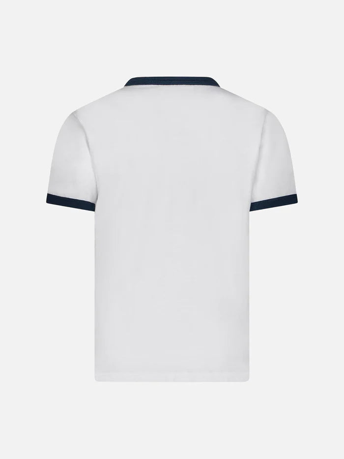 MC2 Saint Barth t-shirt bianca logata