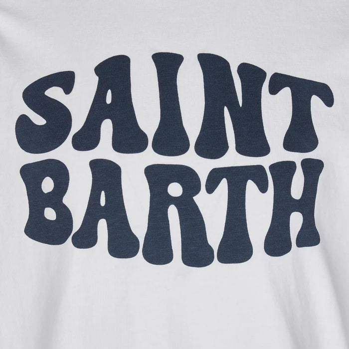 MC2 Saint Barth t-shirt bianca logata