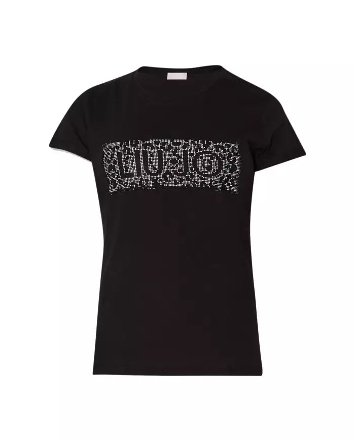 LIU JO T-shirt Donna con motivo a strass