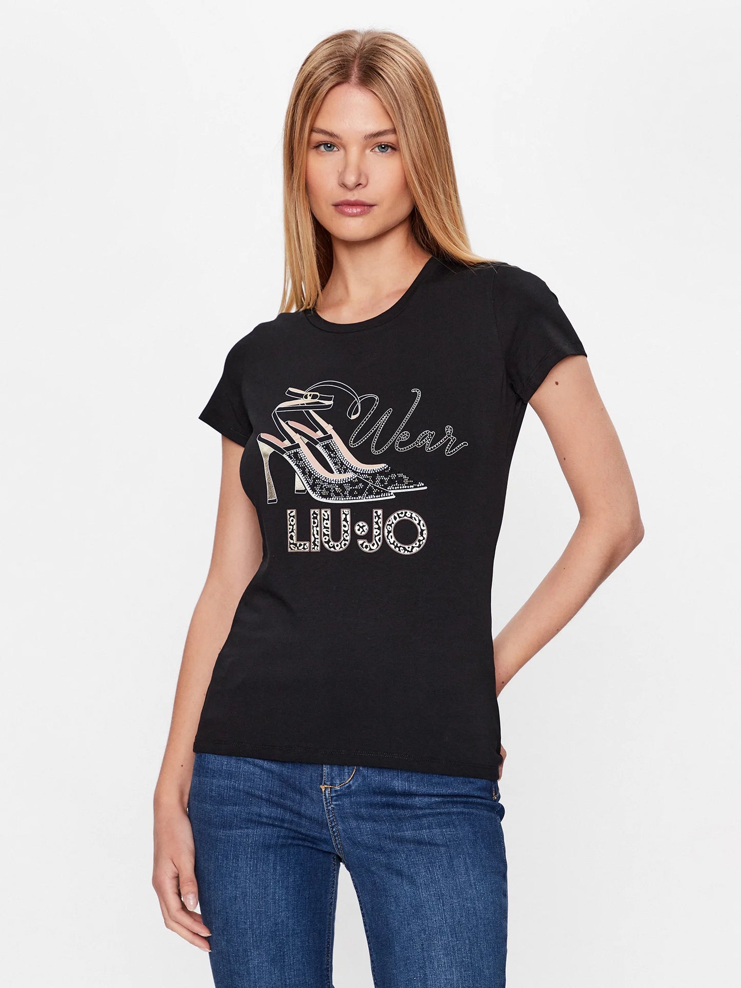 Liu jo T-shirt donna decollette'