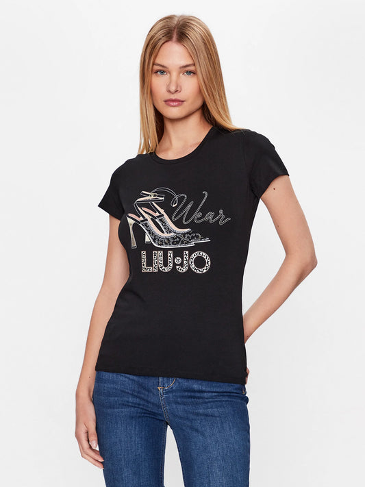 Liu jo T-shirt donna decollette'