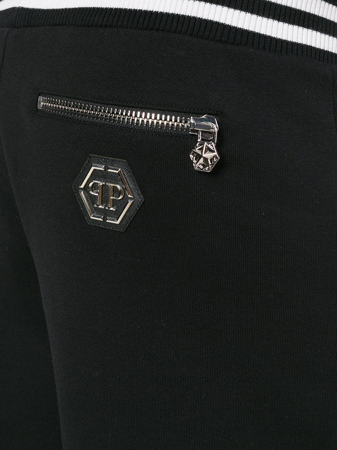 Pantaloncini di cotone neri per Philipp Plein