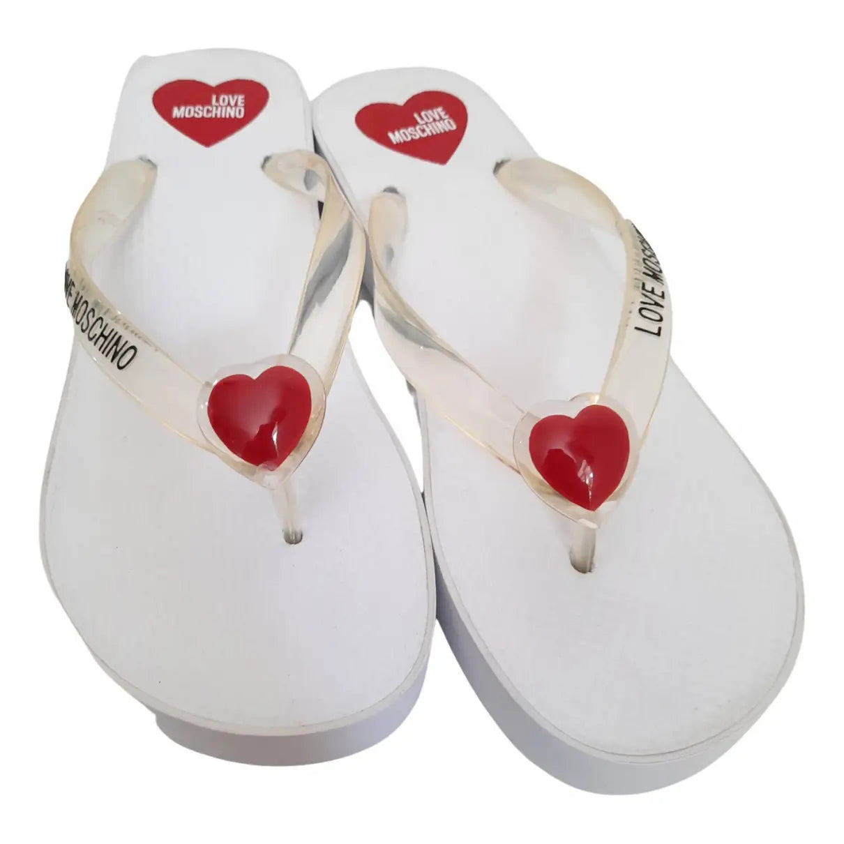 Love moschino infradito bianco