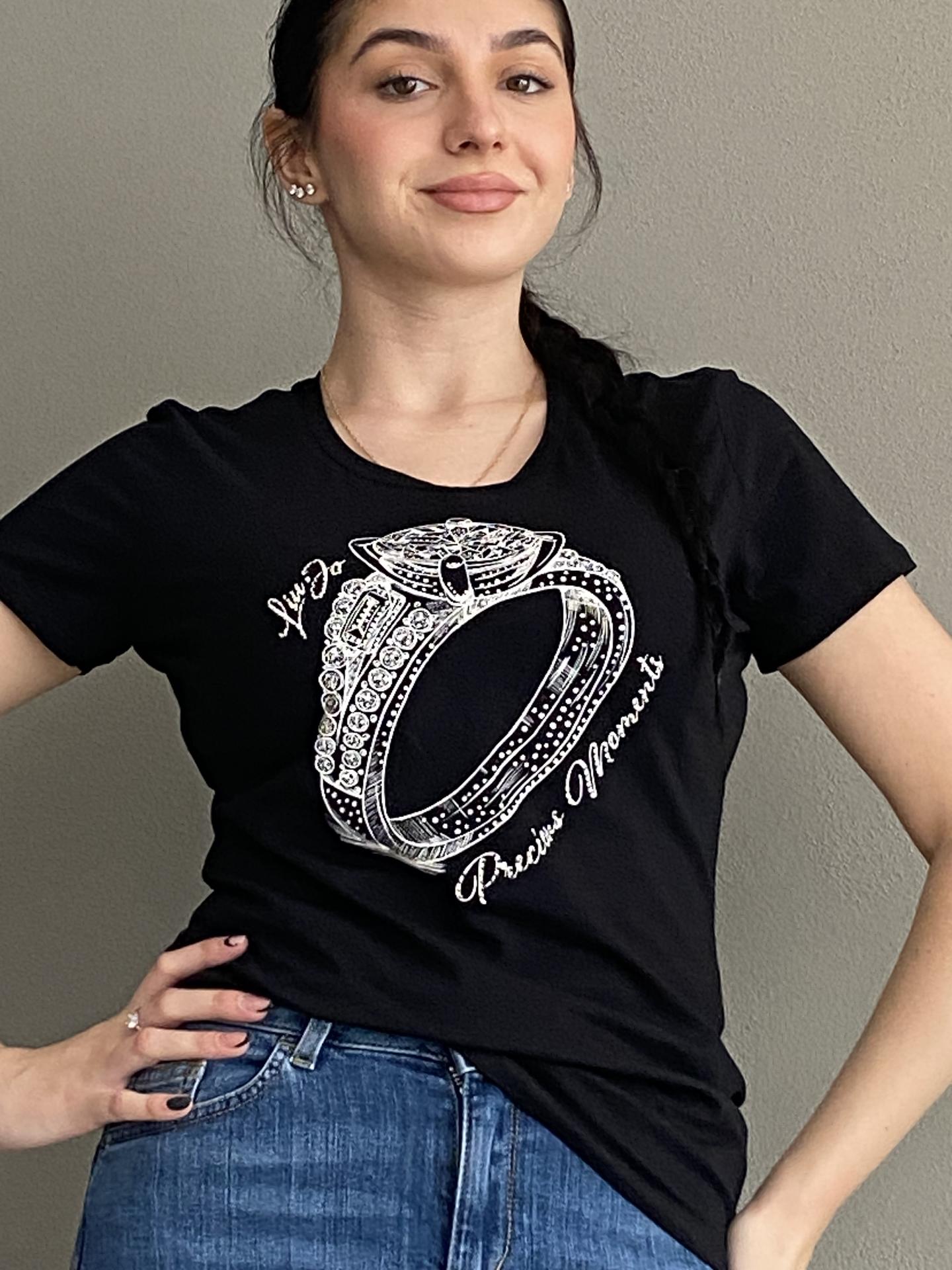 Liu jo T-shirt donna c/anello